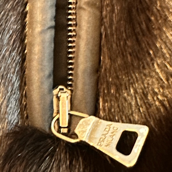 PRADA black kid fur jacket. Unisex. Small men’s / medium women’s. - Picture 5 of 17